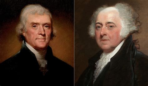 Thomas Jefferson And John Adams Founders Friendship And Liberal