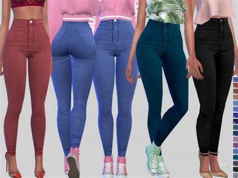 The Sims Resource Harley Denim Jeans By Pinkzombiecupcakes Sims Downloads