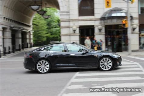 Tesla Model S Spotted In Toronto Canada On 06122013