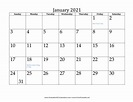 Free Printable 2021 Calendars | Free Nude Porn Photos