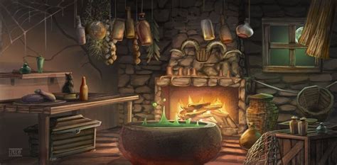 Witch Hut Witch Hut Witch Room Concept Art