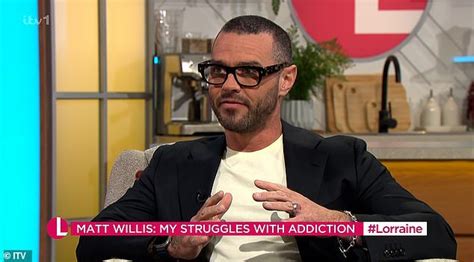 Matt Willis Admits Hes Always Worried About Relapse As Opens Up On