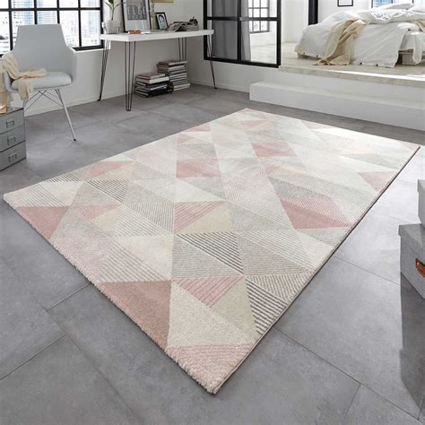 Wecon home kurzflor teppich » contemporary kelim « beige braun dieser moderne teppich muss nicht die erste geige spielen um zu überzeugen. Teppich Grau Rosa Beige