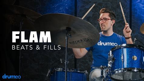 How To Play A Flam On The Drums Drum Rudiment Lesson Youtube