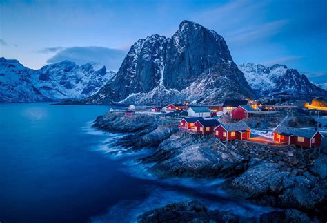 Spectacular Scenery Lofoten Islands Norway Above The Arctic Circle