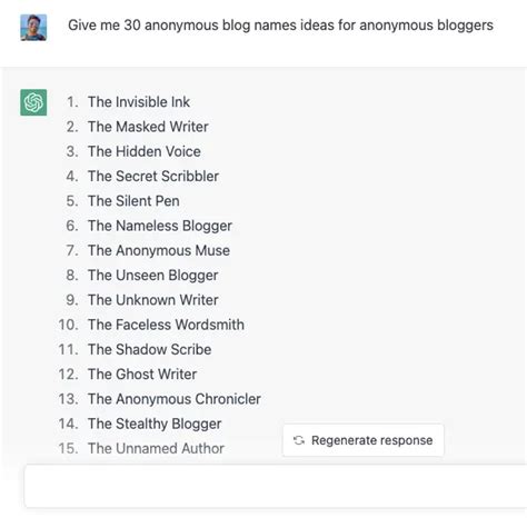 99 Anonymous Blog Names Ideas For Anonymous Blogger