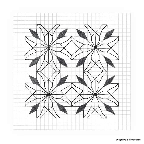 Graph Paper Art Angelikas Treasures Own Design Geometric