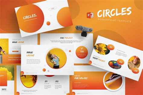 Circles Powerpoint Template By Aqrstudio On Envato Elements
