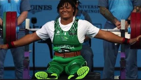folashade oluwafemiayo who is she breaks women s powerlifting world record to win gold