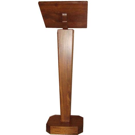 Lectern Column In Solid Wood Adjustable Height Online