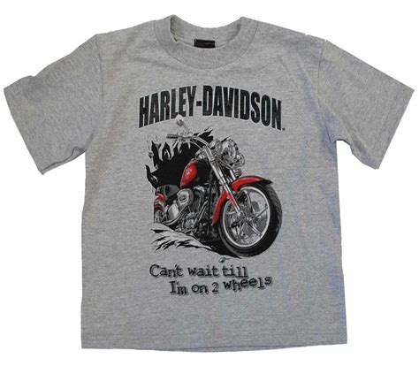 Harley Davidson® Little Boys Motorcycle T Shirt Gray Toddler 3074056