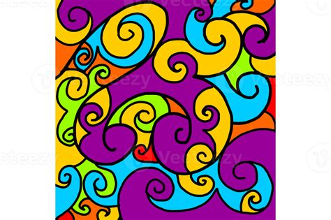 Free Colorful Swirl Background Pattern Design 21169393 Png With
