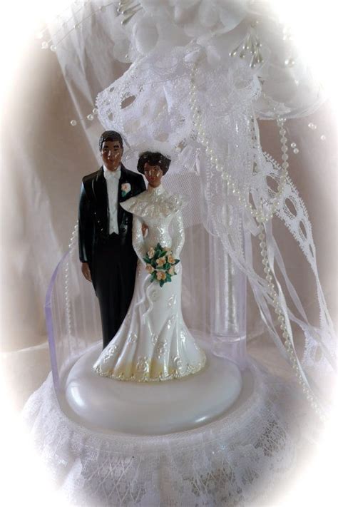 This Is A Beautiful African American Wedding Cake Topper By Wilton That