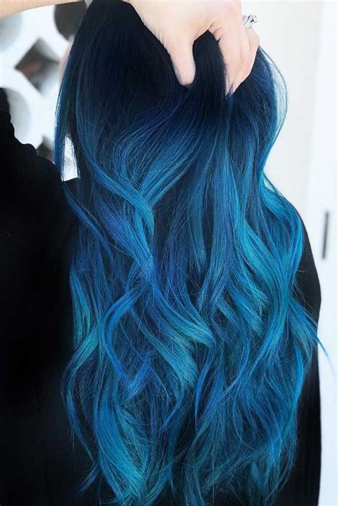 55 Tasteful Blue Black Hair Color Ideas To Try In Any