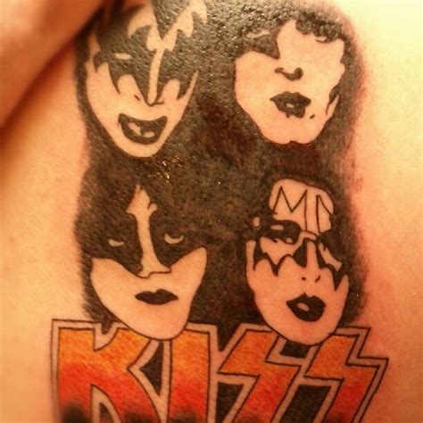 Kiss Band Logo Tattoo Tattoos Pinterest