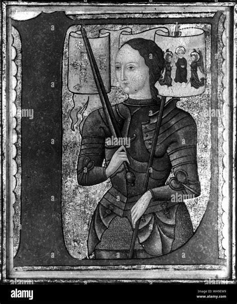Joan Of Arc 1412 1431 Black And White Stock Photos And Images Alamy