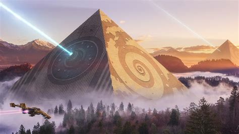 1366x768 Pyramids Scifi 1366x768 Resolution Hd 4k Wallpapers Images