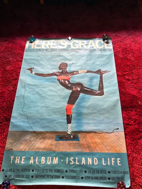 Grace Jones Island Life 1985 Island Records Etsy