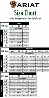 Cowboy Boot Sizing Chart Images