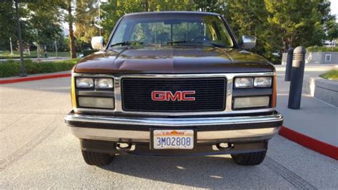 1988 Gmc Sierra Sle Short Bed 4x4 57l V8 Rust Free California Truck 4wd