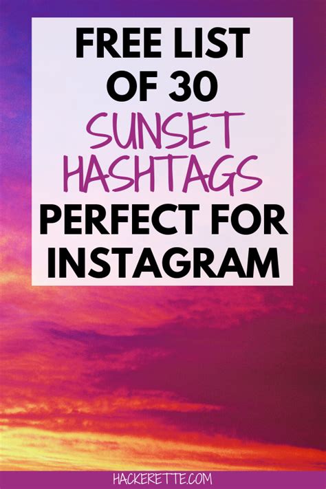 Sunset Hashtags For Your Instagram Photos Photography Hashtags Hashtag Instagram