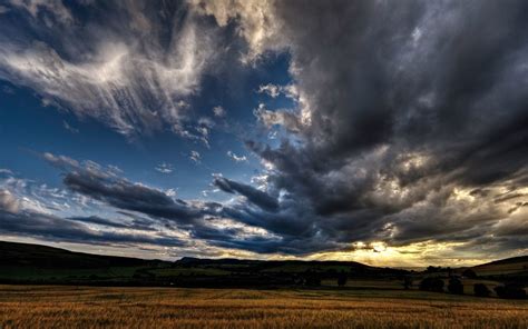 Clouds Landscapes Nature Hdr Photography Wallpapers Hd