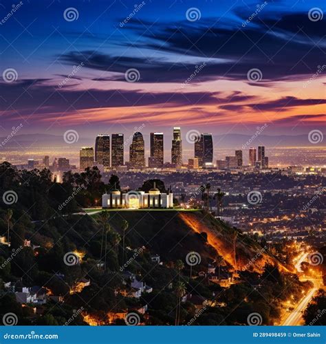 Vibrant Spirit and Diverse Beauty of Los Angeles Stock Image - Image of