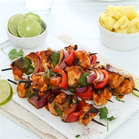 Free shipping for many products! Honey Chipotle BBQ Chicken Skewers | Recipe | Chicken ...