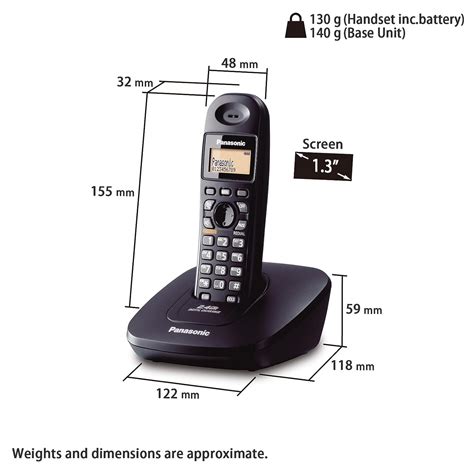 Buy Panasonic Kx Tg3611sx Cordless Landline Phone Online At Best Prices
