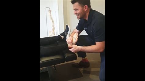 Chiropractic Ankle Adjustment Youtube