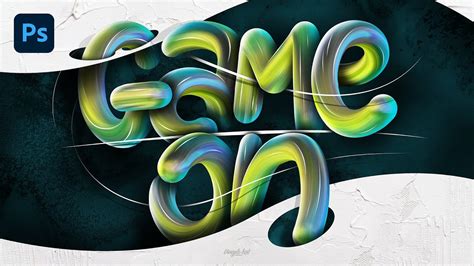 Amazing Photoshop 3D Text Effect Tutorial PSD File YouTube
