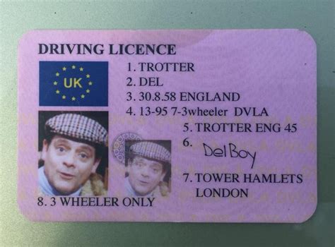 Police Catch Man Using Fake Del Boy Driving Licence The Independent