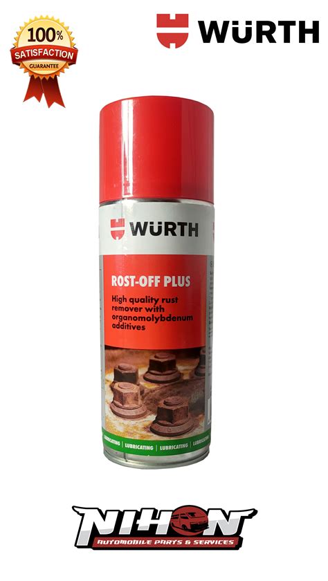 Wurth Rust Off Plus Rust Remover 400ml Lazada Ph