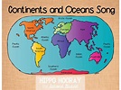 Kid Friendly Map Of Continents And Oceans | Quiz Online