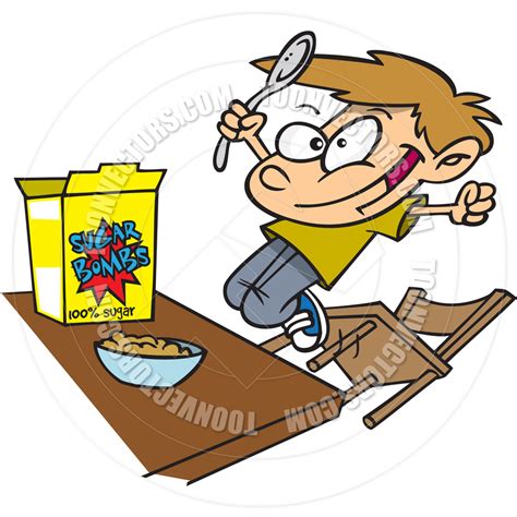 Eating Cereal Clipart Clipart Suggest