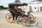 Horse Drawn Surrey Carriage Buggy Wagon Cart Sleigh Antique | Horse ...