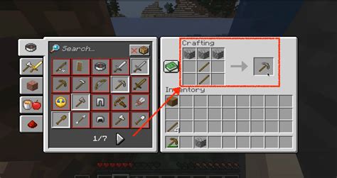 How To Make A Stone Pickaxe In Minecraft