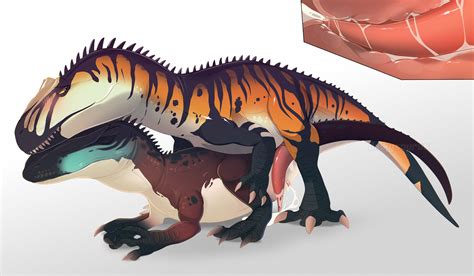 Rule 34 2022 Allosaurid Allosaurus Blush Bodily Fluids Cum Cum Inside