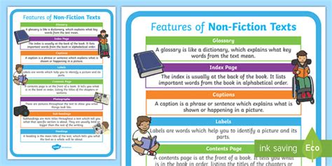Ks Non Fiction Features Display Poster Teacher Made