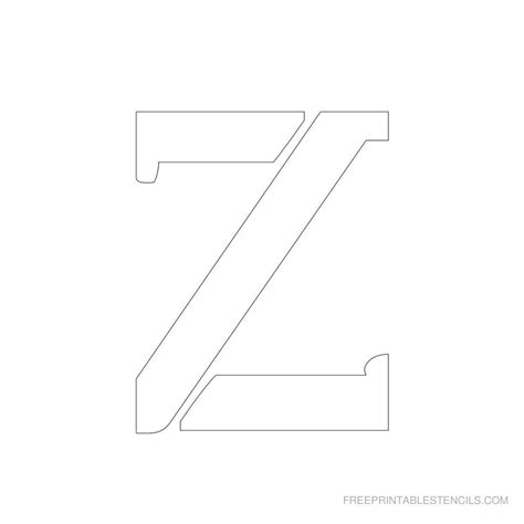 Free Printable 3 Inch Letter Stencils A Z Artofit