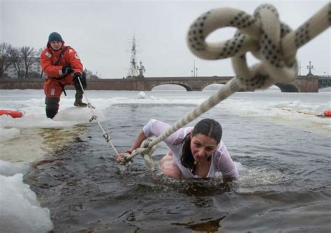 Orthodox Christians Observe Epiphany With Icy Dip