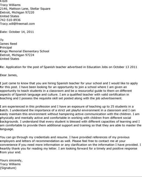 Cover Letter Format Example Cover Letter For Resume Resume Cover