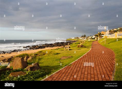 Beach Pedestrian Road In Ballito Durban North Coast South Africa