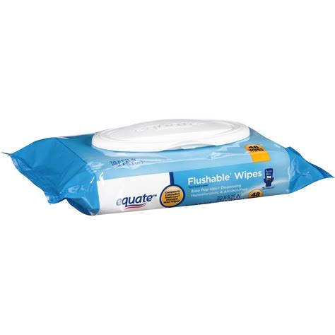 Equate Flushable Wipes Fresh Scent 5 Packs Of 48 Wipes 240 Wipes