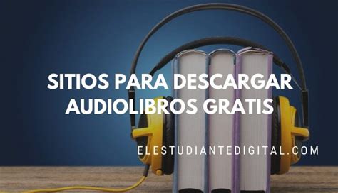 Headphones And Books With The Words Sitios Para Descargarr Audiolibros