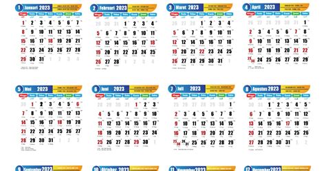 Download Kalender 2023 Format  Png Pdf Cdr Psd Ai Gratis