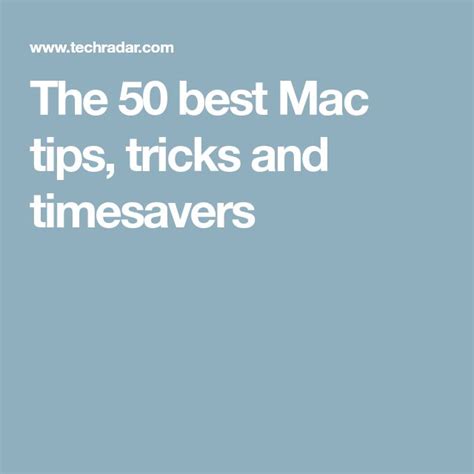 The 50 Best Mac Tips Tricks And Timesavers Mac Tips Best Mac Mac