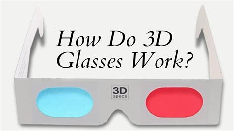 How Do 3d Glasses Work Youtube