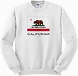 3dRose California State Flag - Adult SweatShirt 2XL: Amazon.ca ...