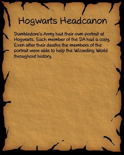 Hogwarts Headcanon